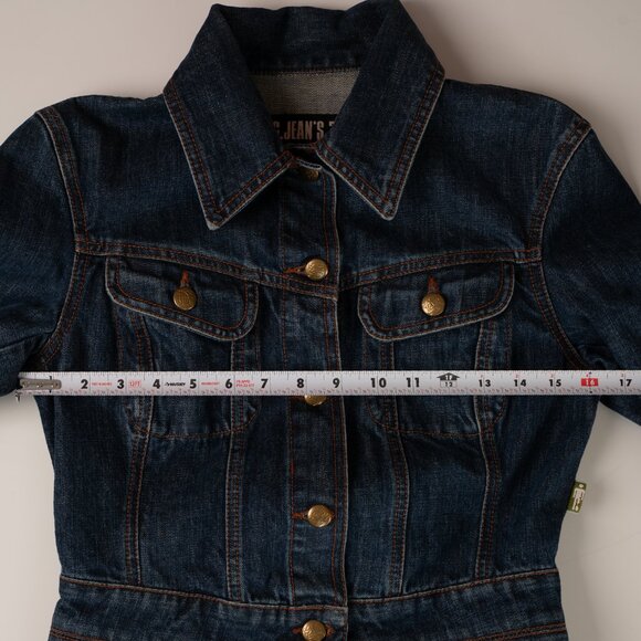Jean Paul Gaultier Corset Waist Denim Jacket IT 42 - Picture 14 of 16